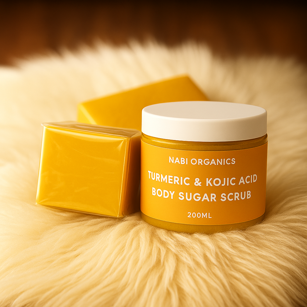 Glow Bundle of Turmeric & Kojic Acid Scrub and Soap