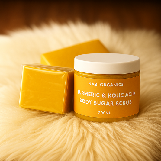 Glow Bundle of Turmeric & Kojic Acid Scrub and Soap