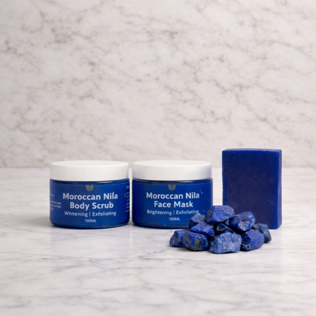 Moroccan Glow Bundle – Brightening Scrub, Mask & Soap